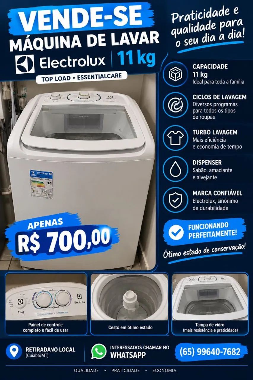Máquina de lavar roupa 