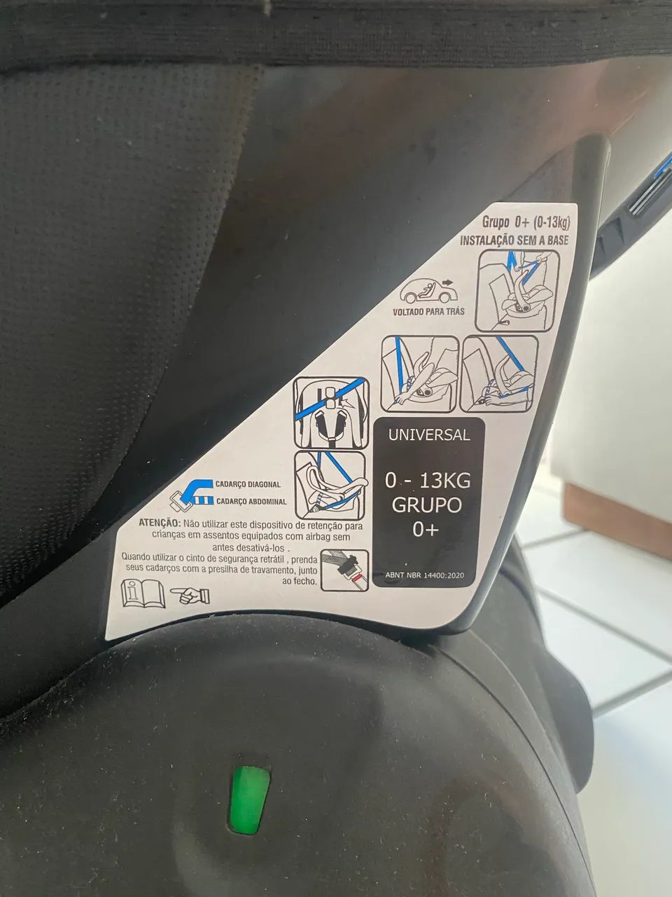 Bebê conforto Galzerano com base - excelente estado - Foto 5