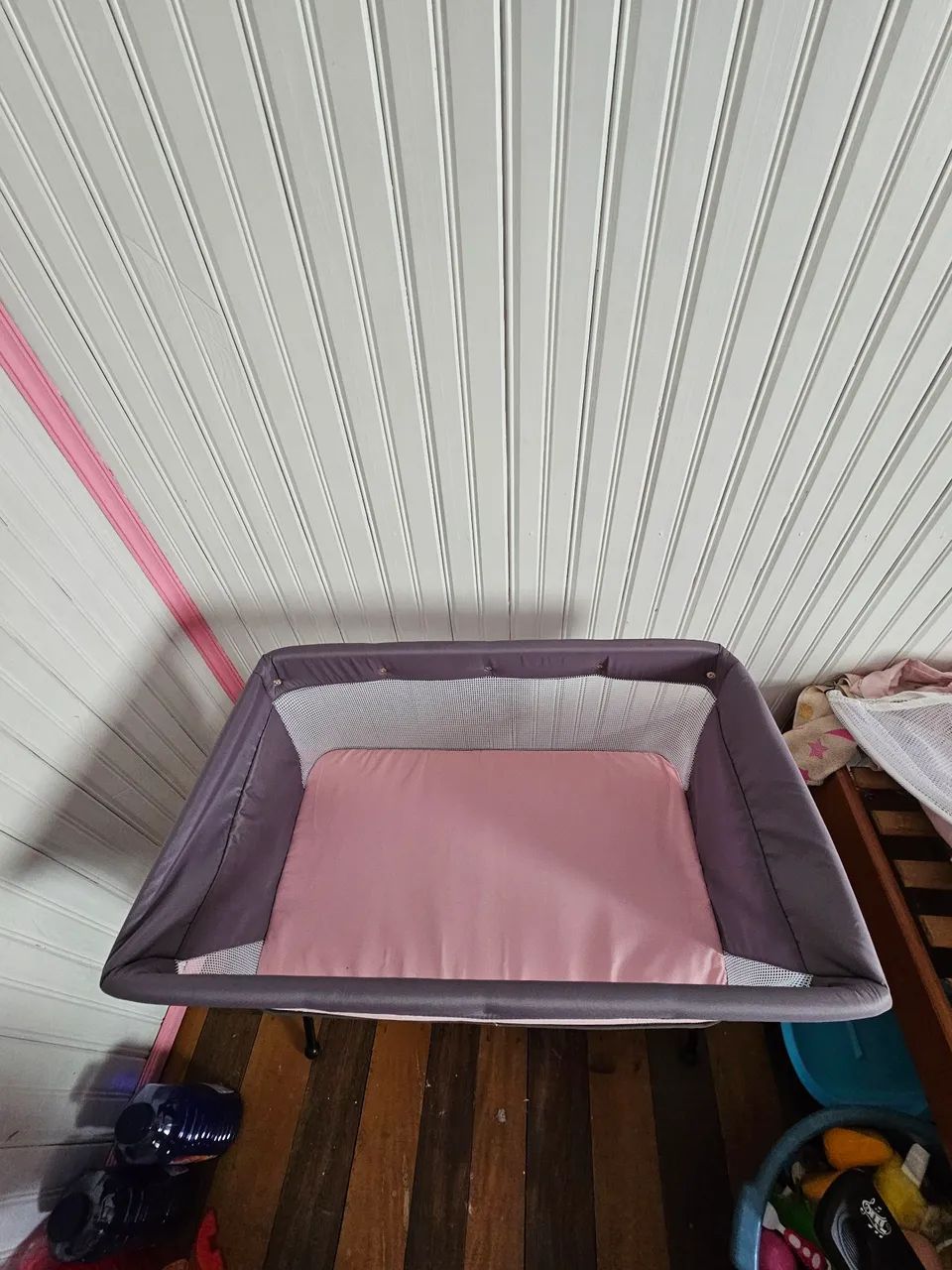 Berço co-leito até 9 kg + ninho redutor de berço Rosa - Foto 2