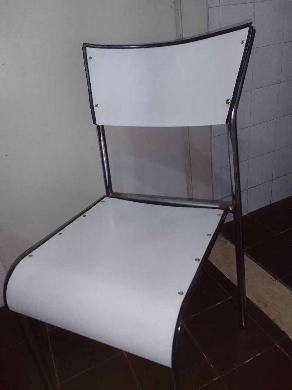 Conjunto de 4 Cadeiras tubulares - Foto 3