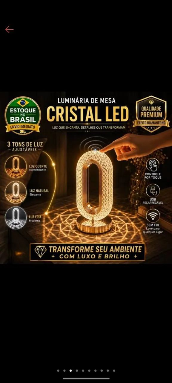 Abajur de led - Foto 2