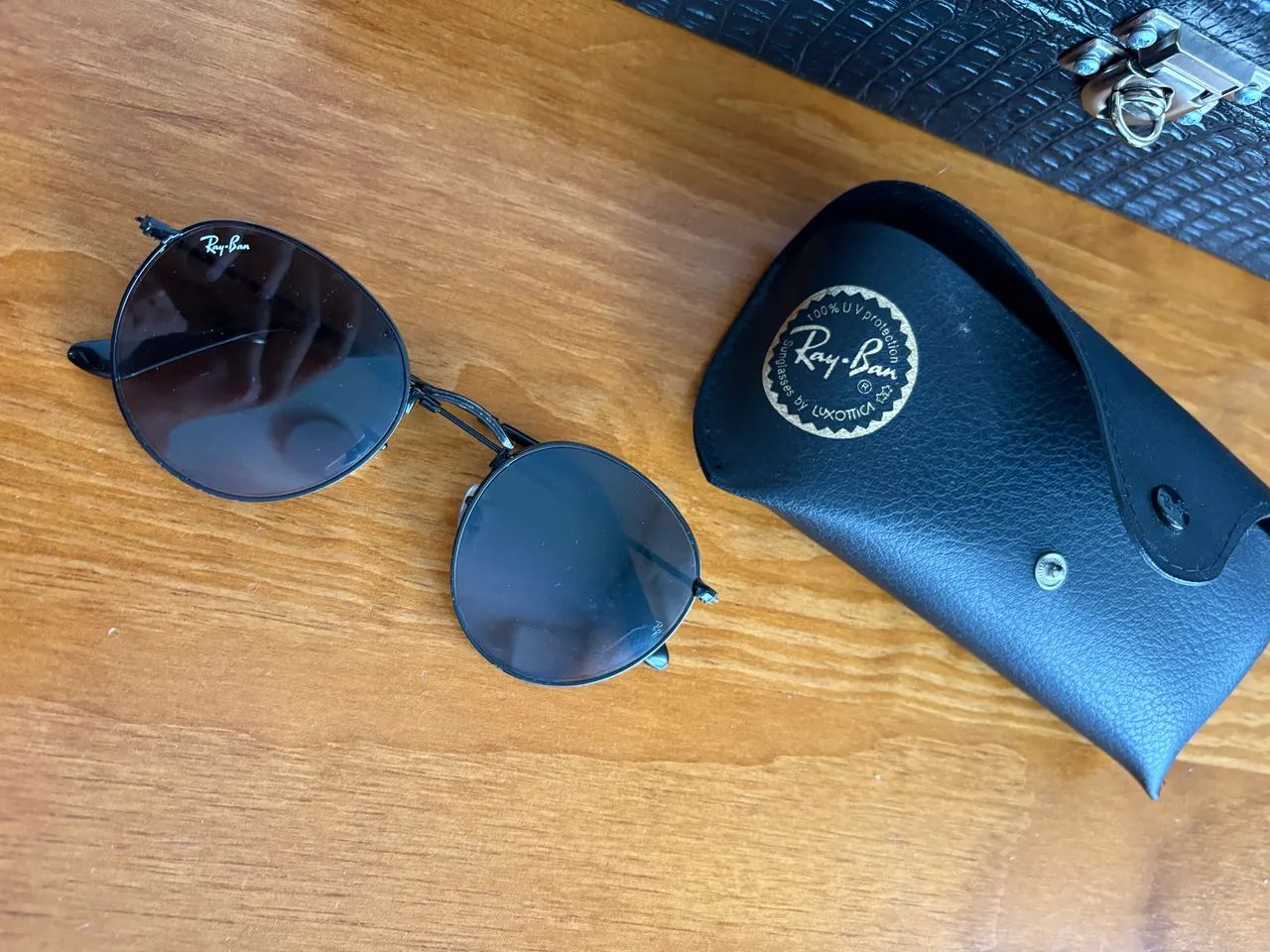 Óculos ray ban round flat lenses  - Foto 2