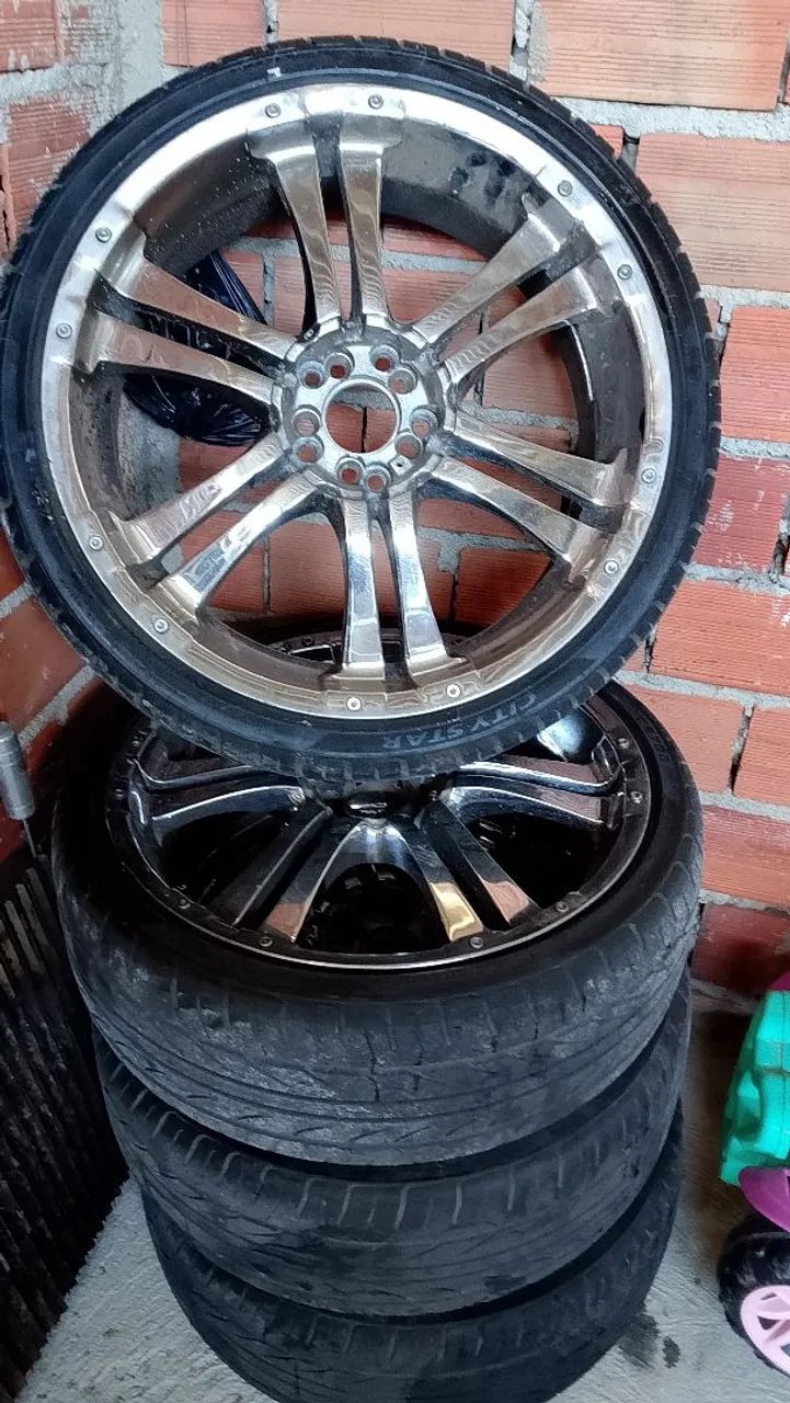 Rodas aro 20 cromada  - Foto 3