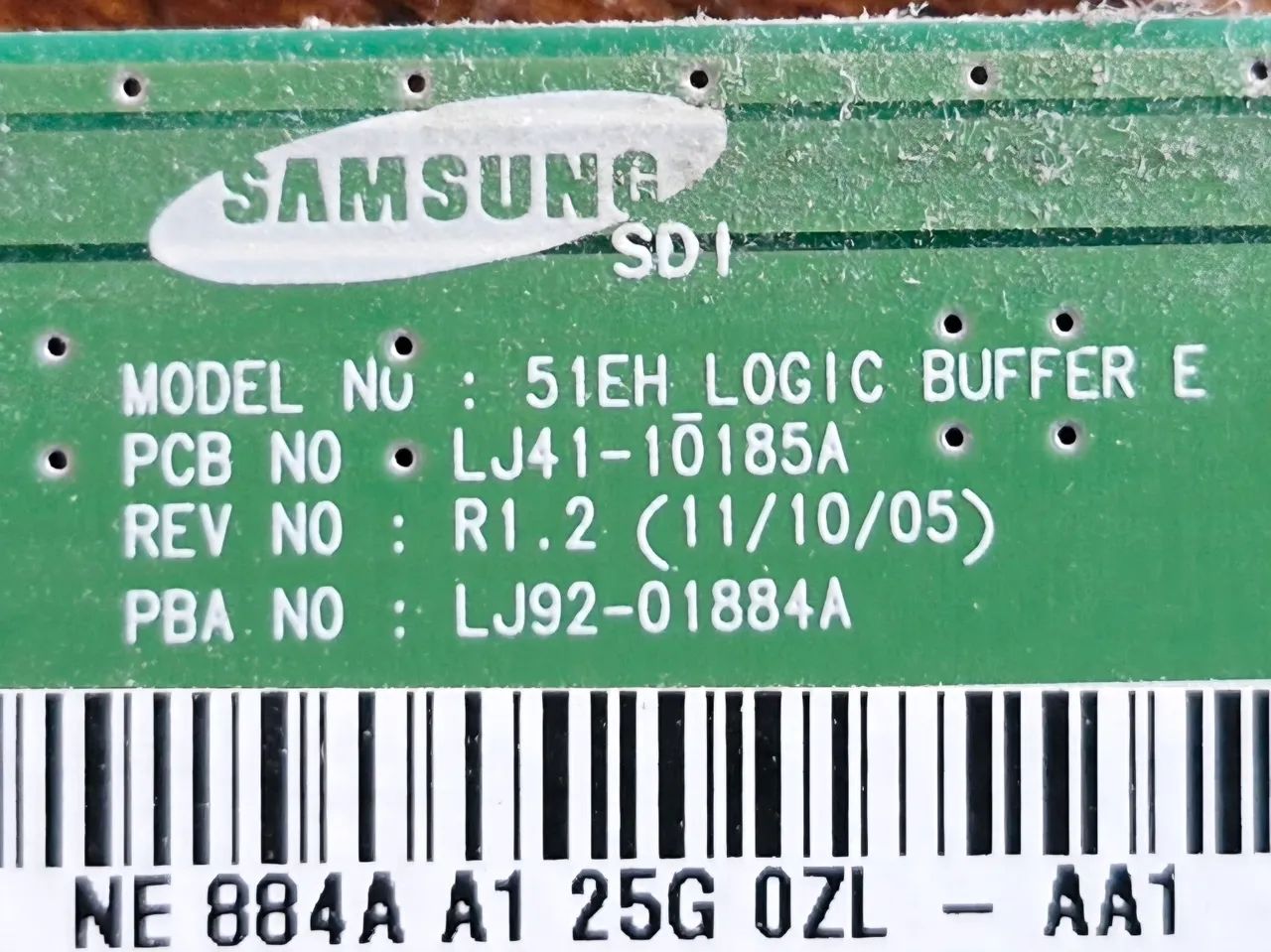 Placas Logic Buffer Da Tv De Plasma Samsung 51  Pl51e490b1g  - Foto 3