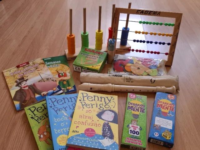 Kit pedagógico Infantil com flauta Yamaha 