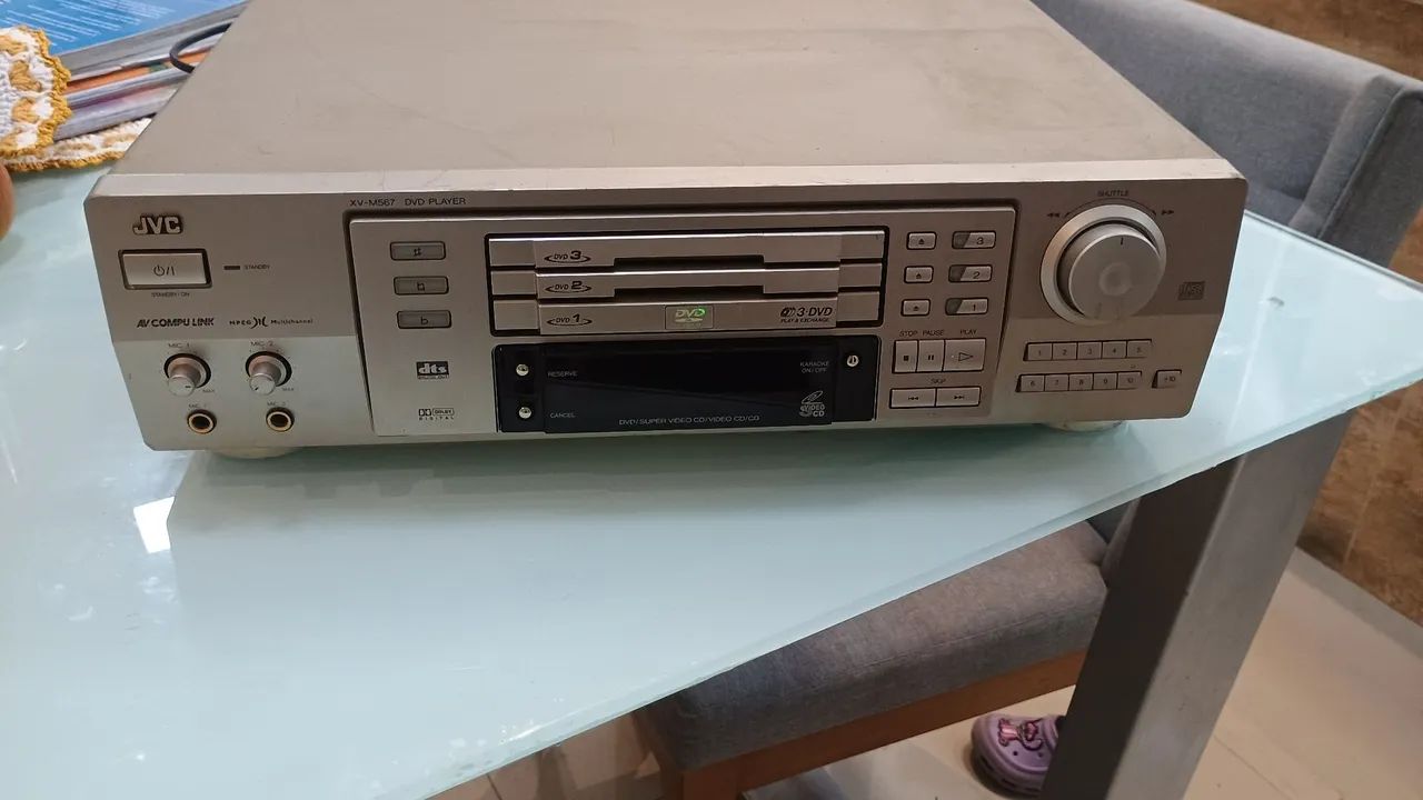 CD play e DVD JVC japonês funcionando perfeitamente  - Foto 2