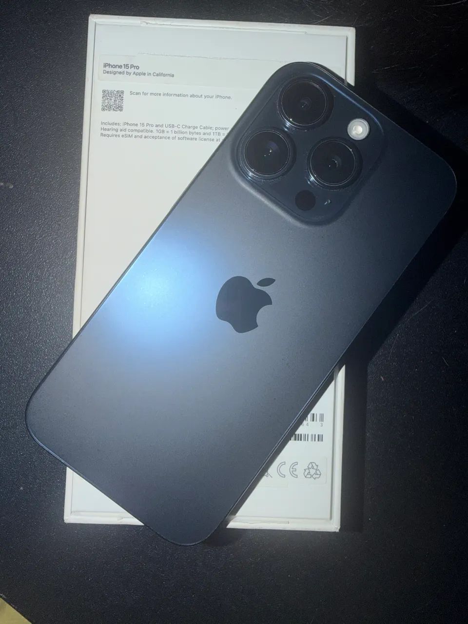 ? iPhone 15 Pro 128GB - Azul Profundo | IMPECÁVEL