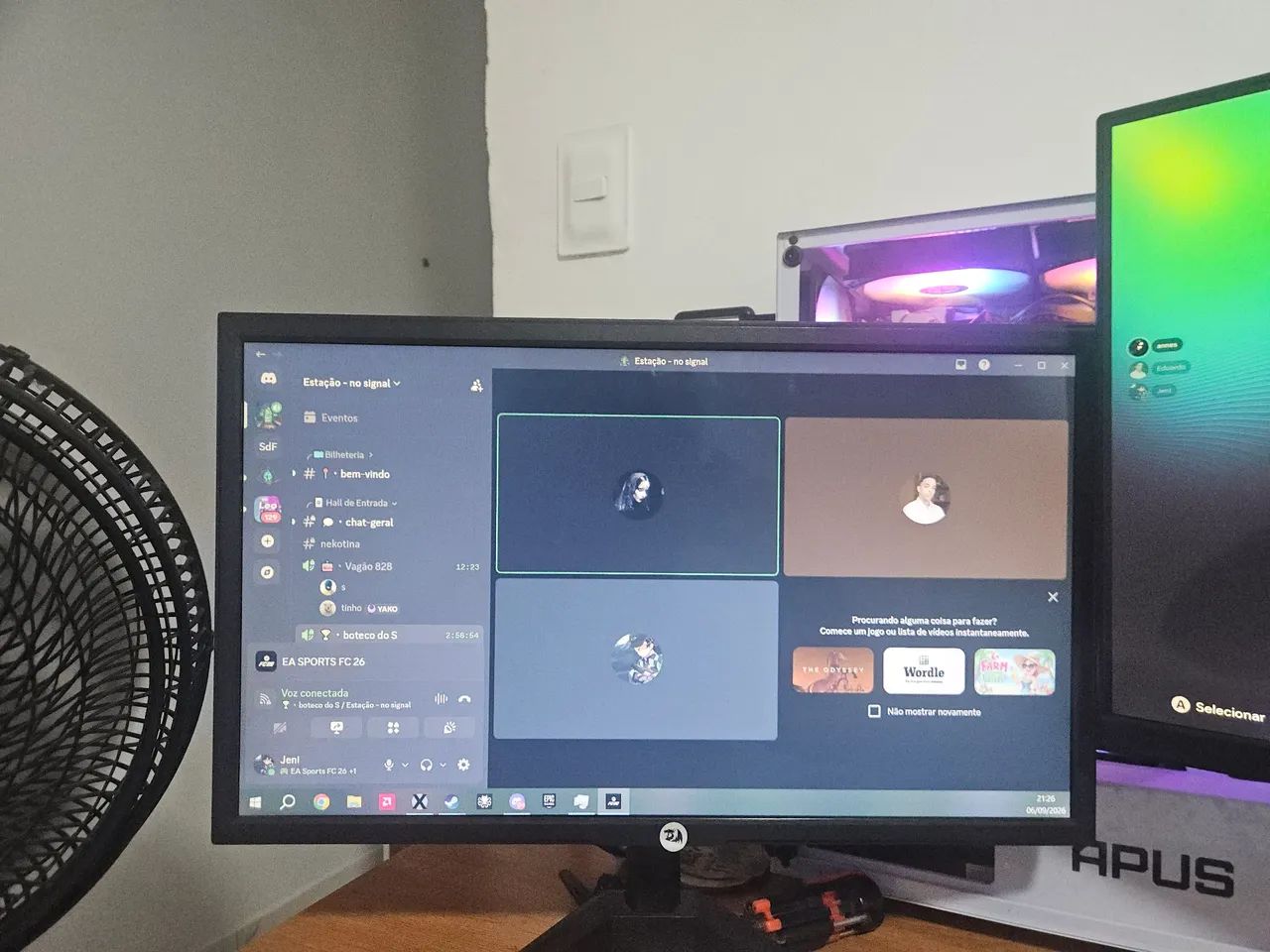 Monitor aceito troca em ssd