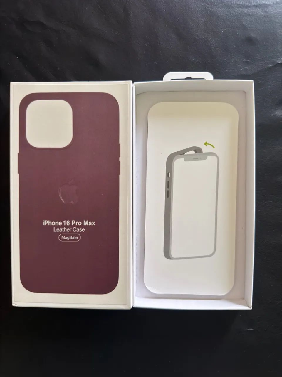 Capa de Couro iPhone 16 Pro Max - Foto 2