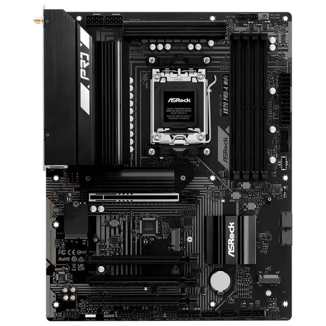 Placa Mãe ASRock X870 Pro-A Wi-Fi Socket AM5 / DDR5- Loja física