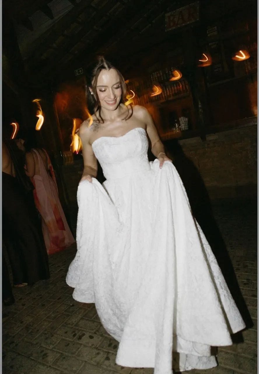 Vestido de noiva - renda  - Foto 4
