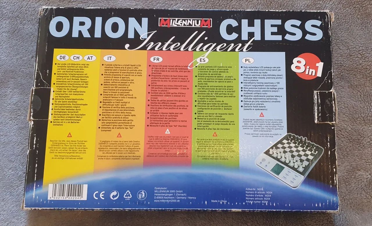 Orion Intelligent Chess Millennium - xadrez e damas eletronico - Foto 5
