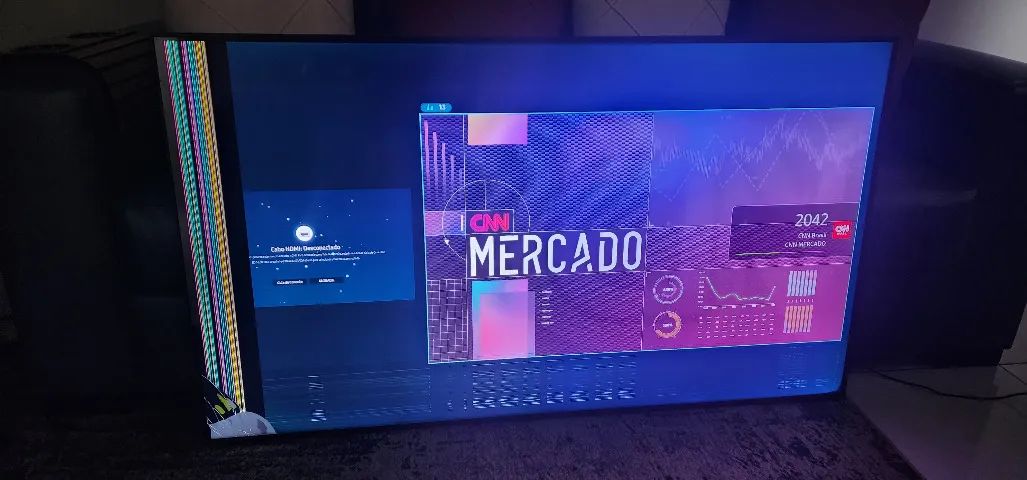 Tv Samsung qled 55 4k defeito  - Foto 2