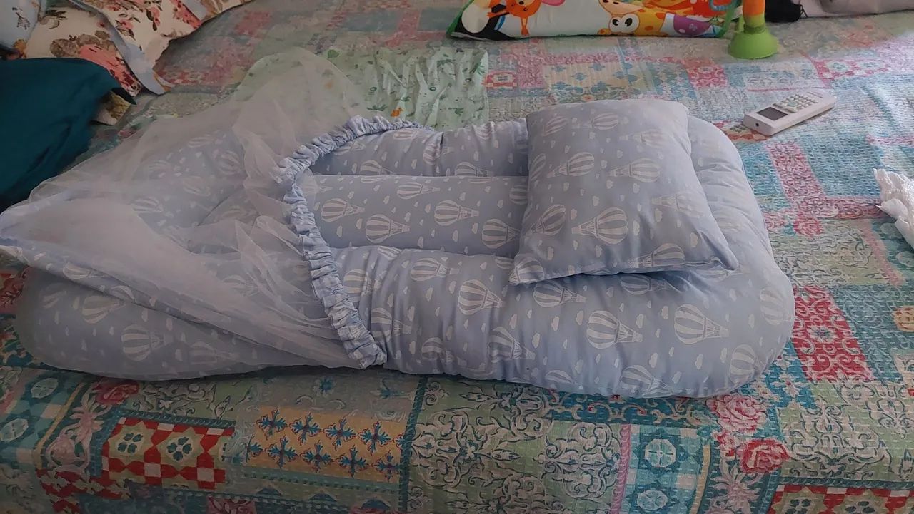 nninho redutor de berço para bebê com mosquiteiro - Foto 2