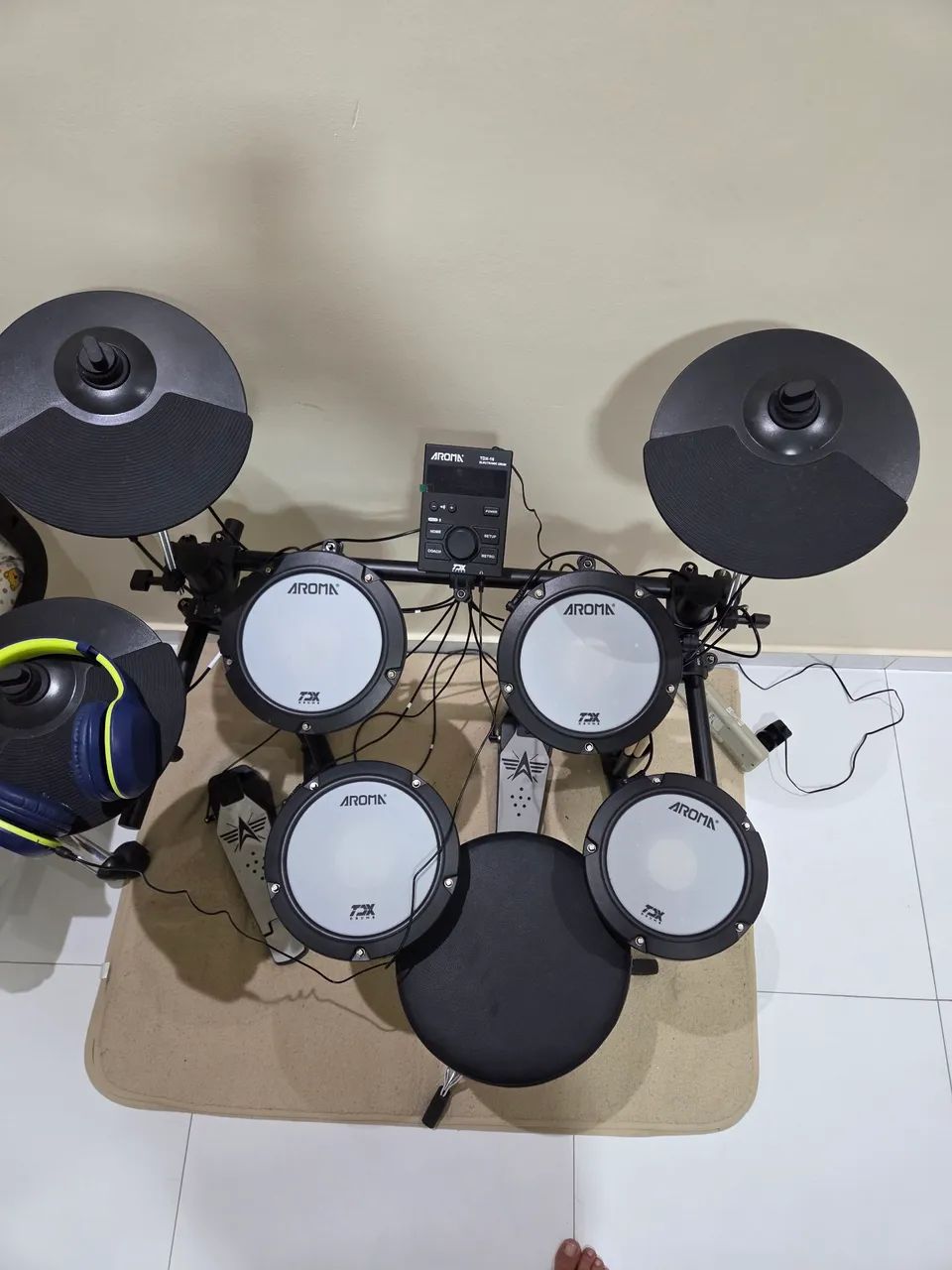 Bateria Eletrônica Aroma Tdx 18