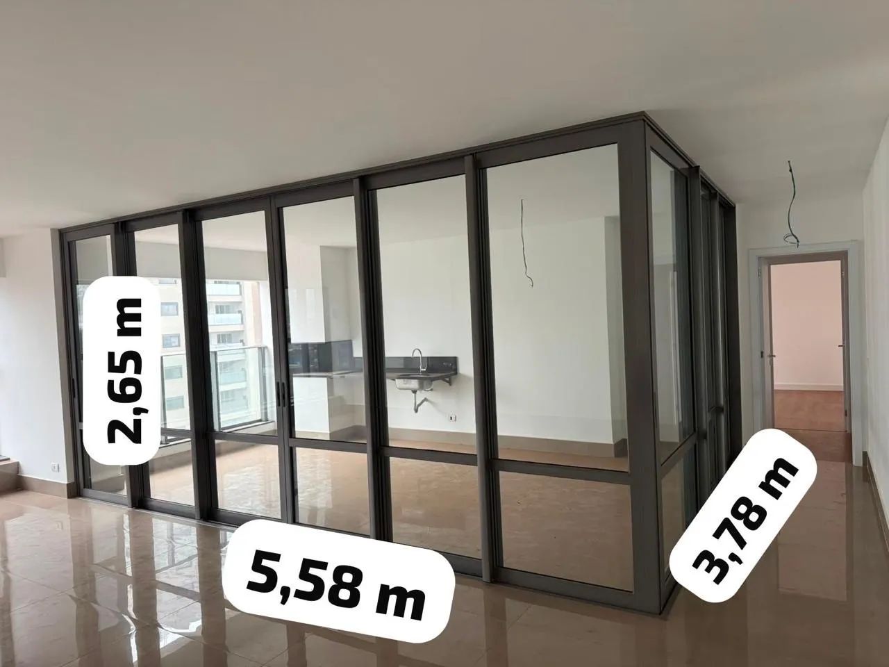 Portas em alumínio 
