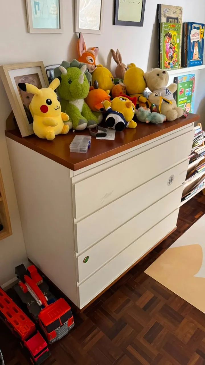 Cômoda Infantil com 4 Gavetas - Foto 2