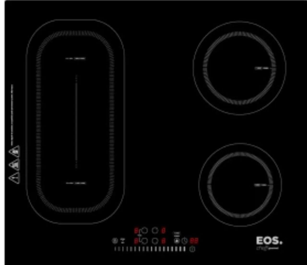 Cooktop de Indução - 4 bocas - elétrico - marca EOS - Foto 2