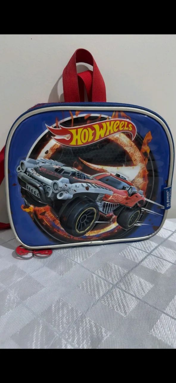 Lancheira e estojo da hotwheels - Foto 4