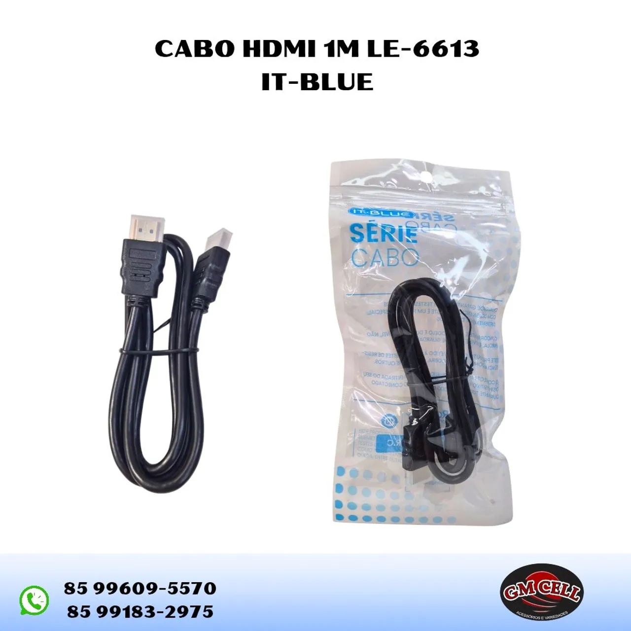 CABO HDMI 1M LE-6613 IT-BLUE
