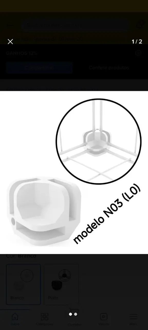 Conectivos para balcão de vidro ou tela aramada - Foto 4