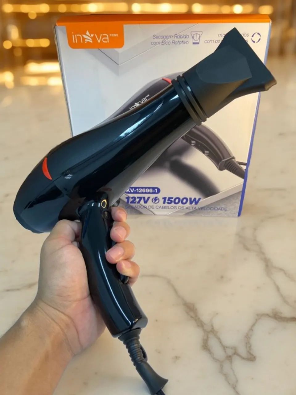 Secador de Cabelo 1500W 127V - KV-12695 iNova an11
