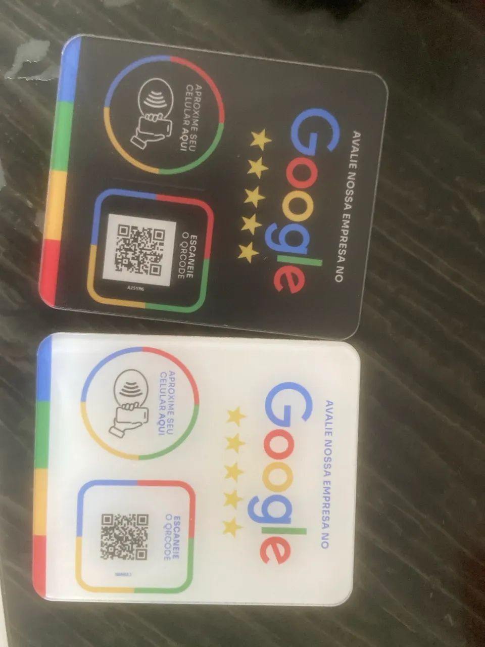 Placa Nfc avaliação Google 