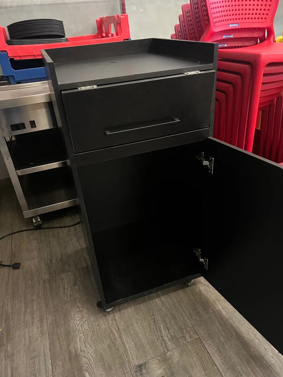 Lixeira para restaurante em MDF reforçado  - Foto 3