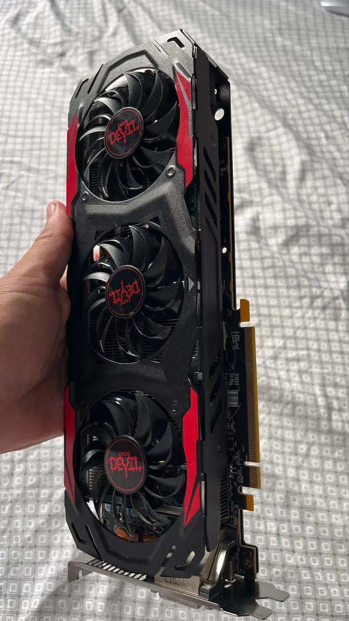Placa de vídeo Rx 480 amd 8gb - com Defeito - Foto 2