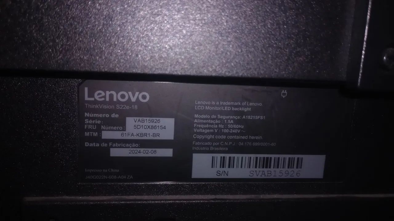 Monitor s22e-18 350 R$ - Foto 2