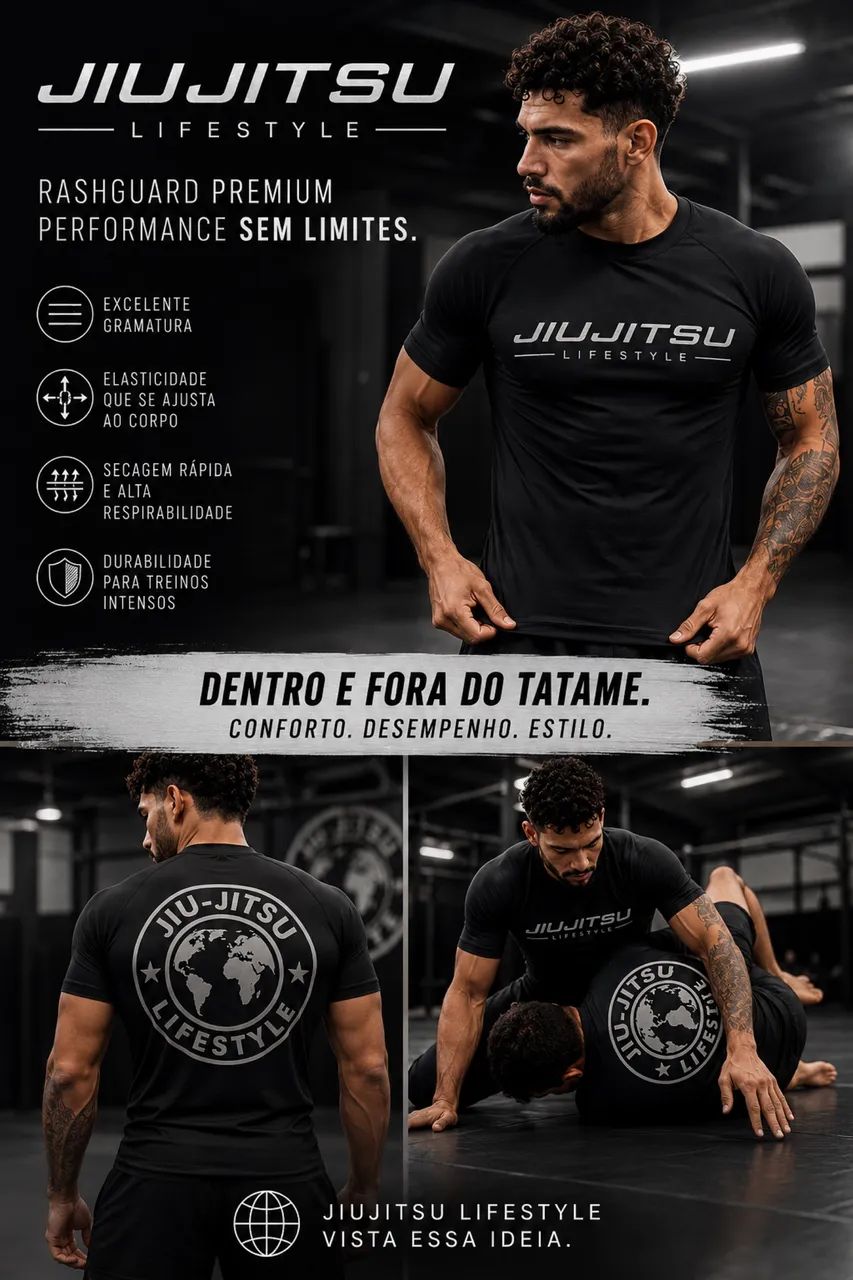 RashGuard Jiujitsu Lifestyle  - Foto 2