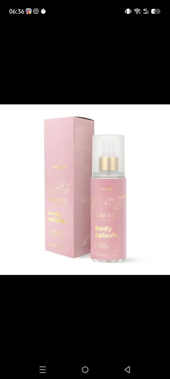 Body Splash Liberté We Pink Lacrado !