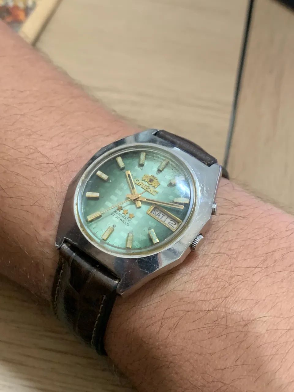 Orient - 3 Stars. DayDate, Vintage, Década de 70. Raridade! - Foto 2