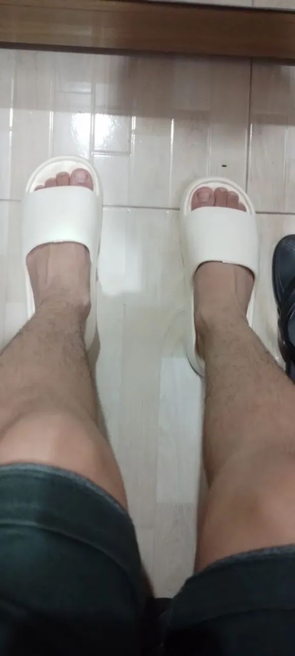 Estes chinelos branco estilo nuvem - Foto 3