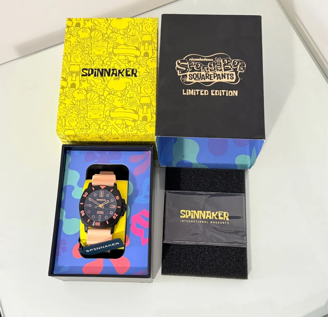 Relógio Spinnaker Hull Diver Automatico Bob Esponja Edição Limitada  - Foto 5