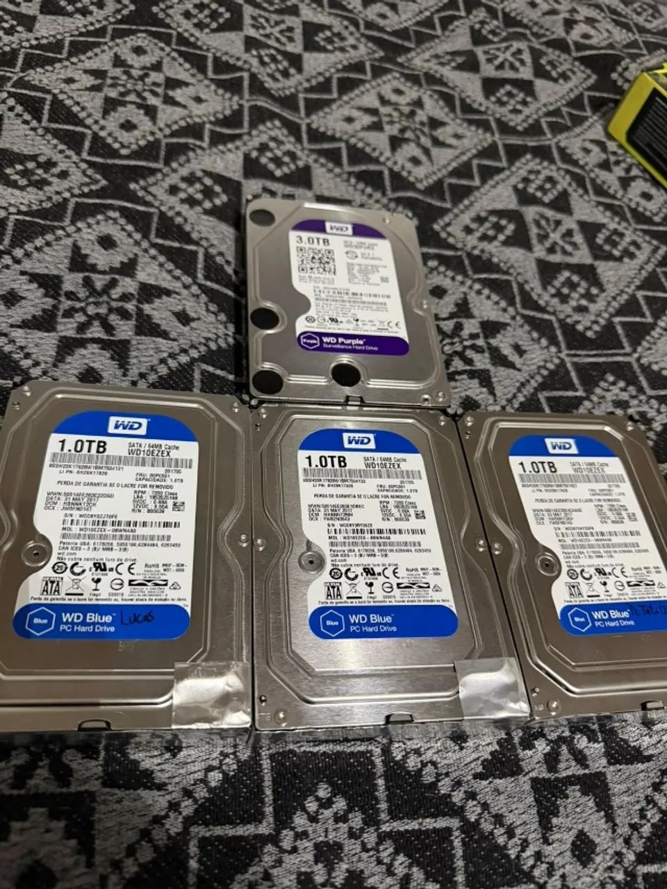 Kit 4 HDs Western Digital - 6TB