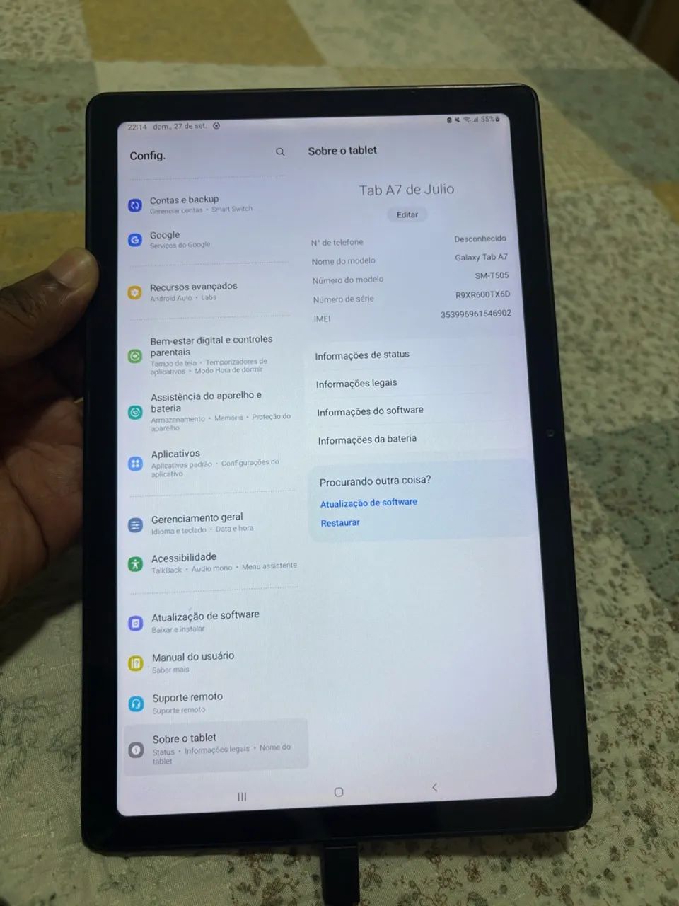 Samsung Tab A7 - Foto 4