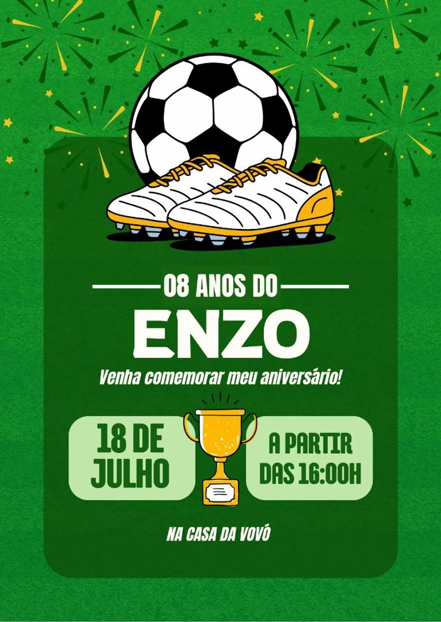 Convite de Aniversário  - Foto 2