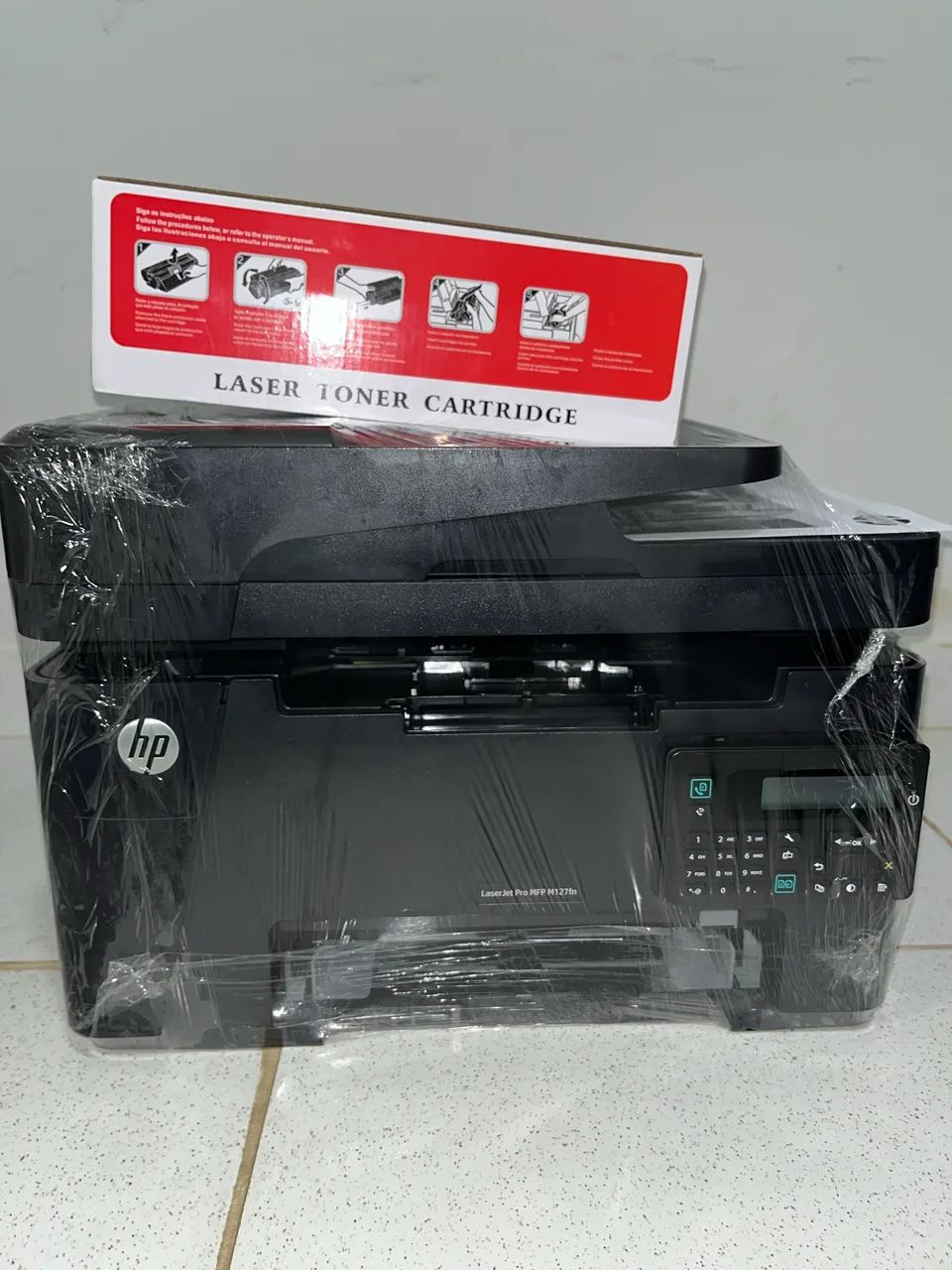 Impressora semi nova HP LaserJet Pro MFP M127fn 