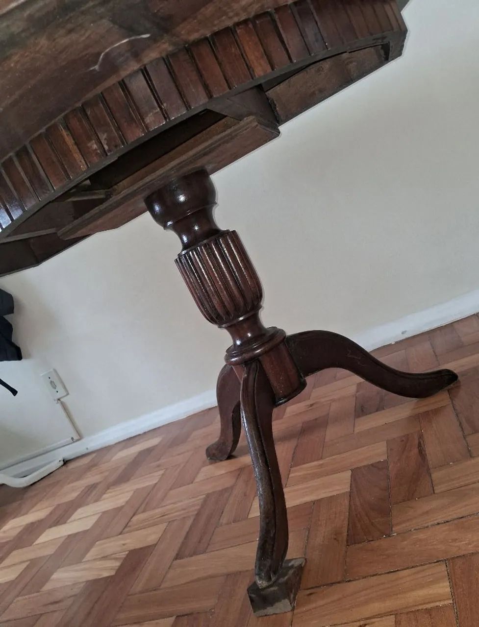 Mesa de apoio dobrável meia-lua extensível  - Foto 4
