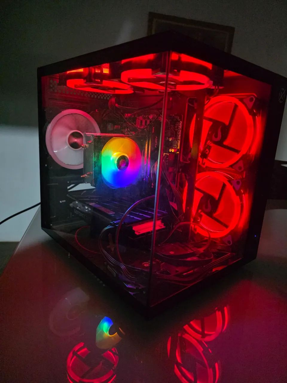 自作PC　RYZEN5 4500・8GB・128GB・GTX645・WIN11 自作PC RYZEN5 4500・8GB・128GB・GTX645・WIN11 Processador AMD