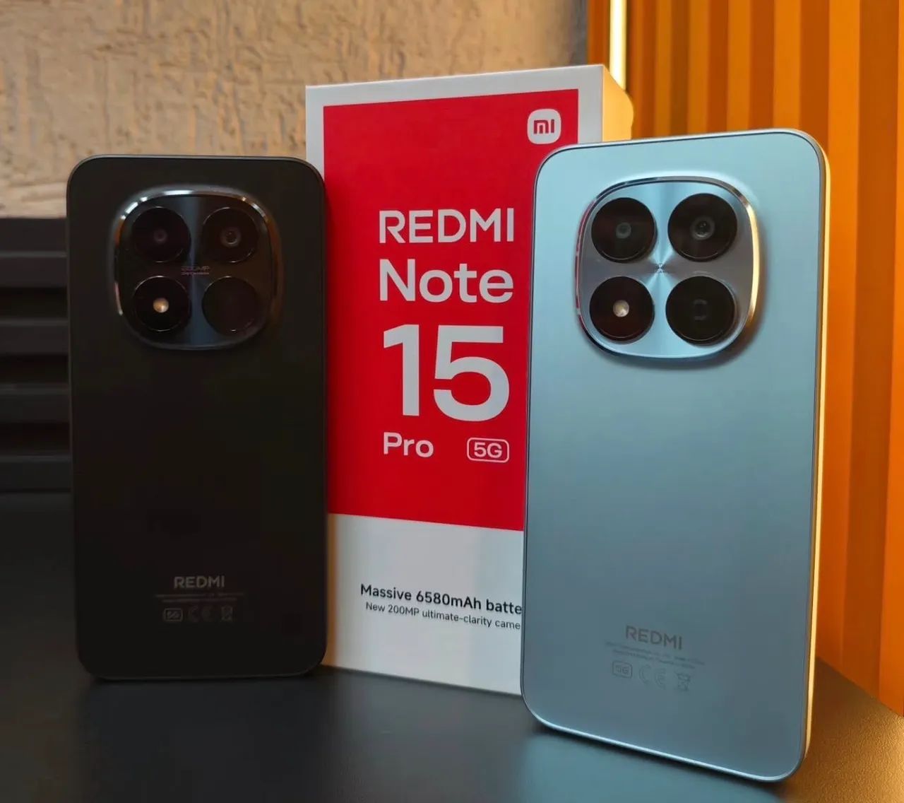Redmi Note 15 Pro 5G 512GB 08RAM - PRETO AZUL DISPONÍVEL