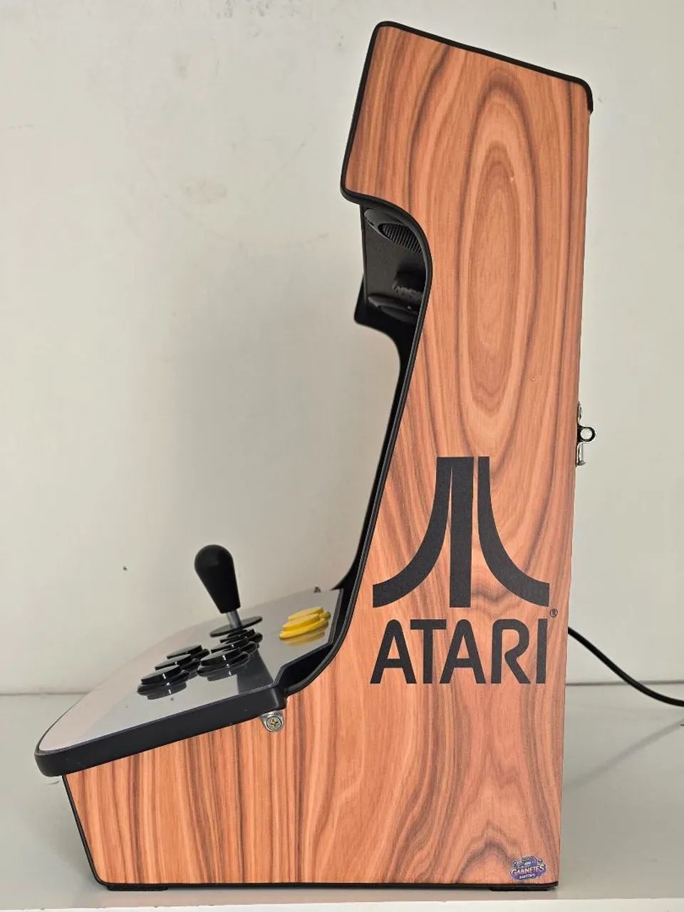 Fliperama portátil ATARI 15 polegadas multi sistemas pronto pra jogar - Foto 4