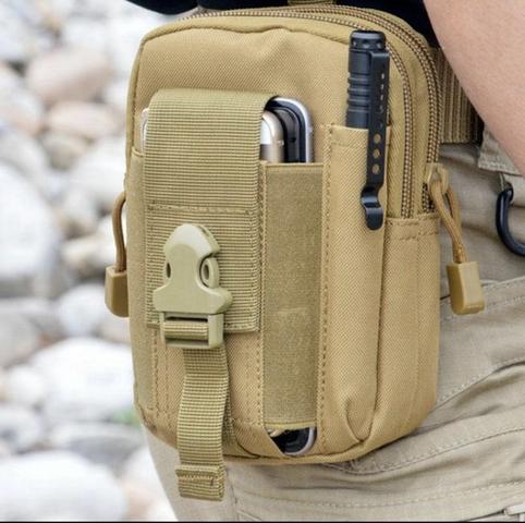 Saco case Molle Cintura Quadril Cinto Carteira Bolsa,Phone Case Bolsa - Foto 2