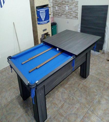 Mesa Charme Cor Dakar Tecido Azul Mod. GXCO1136