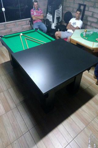 Mesa de Redes Cor Preta Tecido Verde Mod. ZSKC6168