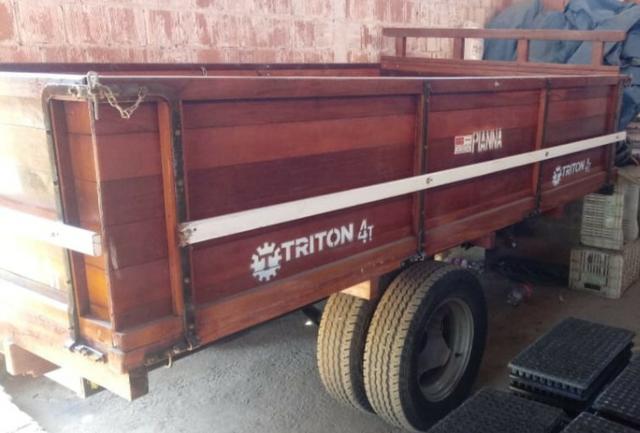 Carreta de Madeira Triton - Foto 4