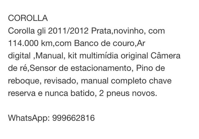 Corolla 11/12 + conservado duvido - Foto 6