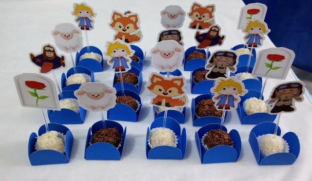 Toppers e forminha do pequeno príncipe