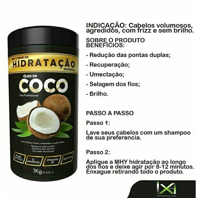 Máscara de Hidratação de coco - Foto 3